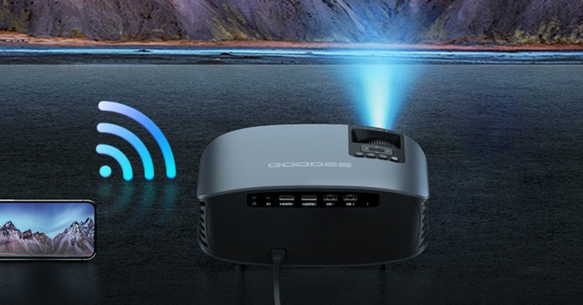 GooDee 4K projecteur avec roku