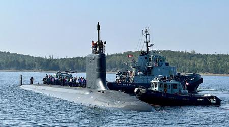 La marine américaine a envoyé au Canada le nouveau sous-marin à propulsion nucléaire de classe Virginia, l'USS Indiana, qui peut transporter des missiles de croisière Tomahawk.