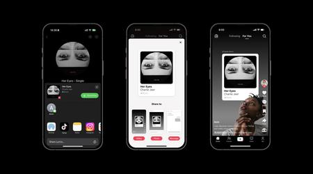 TikTok propose désormais le partage de musique avec Apple Music et Spotify dans différents formats.