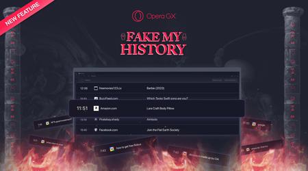 Opera GX propose de se débarrasser du "passé sale" et de nettoyer l'historique en cas de décès de l'utilisateur