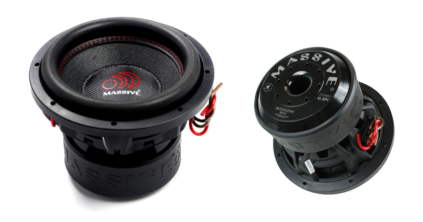 Massive Audio SUMMOXL104-Caisson de basse de compétition 10 pouces