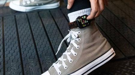Une nouvelle tendance chez les twitteurs : porter l'Apple Watch sur la jambe