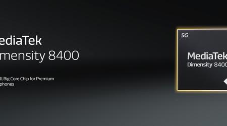 MediaTek a dévoilé sa nouvelle puce Dimensity 8400, qui repose sur la même architecture que la puce phare Dimensity 9400.