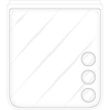 Vue de face du Samsung Galaxy Z Flip 7 avec téléobjectif