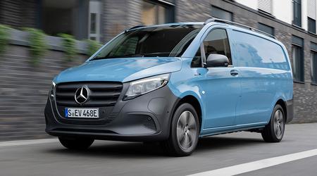La camionnette Mercedes-Benz eVito dispose d'une nouvelle batterie et d'une autonomie accrue de 480 kilomètres.