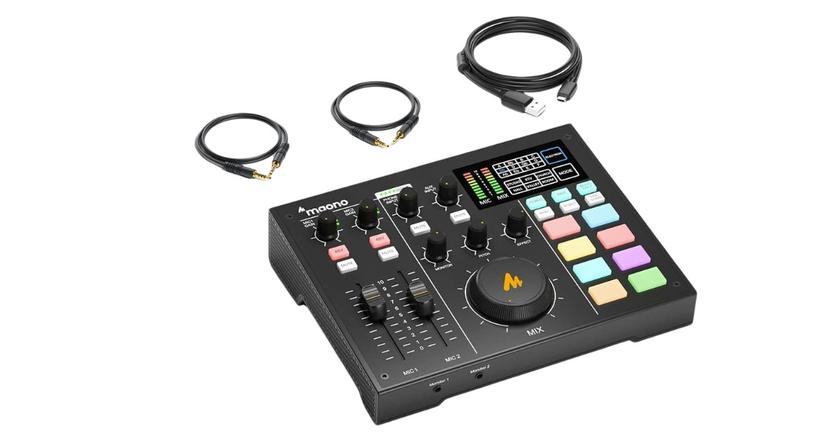 Maonocaster AM100, mixeur audio pour podcast