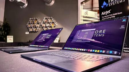 Frore a équipé son MacBook Air de refroidisseurs à ultrasons AirJet Mini qui peuvent dissiper jusqu'à 4,25 watts d'énergie thermique.