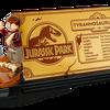 Panneau d'information et support pour T-Rex
