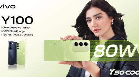 vivo Y100 4G : smartphone avec écran AMOLED 120Hz, puce Snapdragon 685, protection IP54 et recharge 80W pour 250 dollars