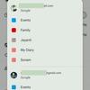 Sélectionner un calendrier dans Google Agenda