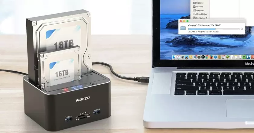 dock disque dur externe FIDECO