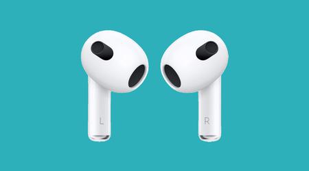 Apple a publié une nouvelle version du logiciel pour les AirPods 3