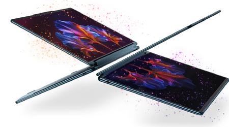 Lenovo a dévoilé le puissant ordinateur portable Yoga Slim 9i, doté d'un double écran POLED, sans clavier et doté de capacités d'IA étendues.