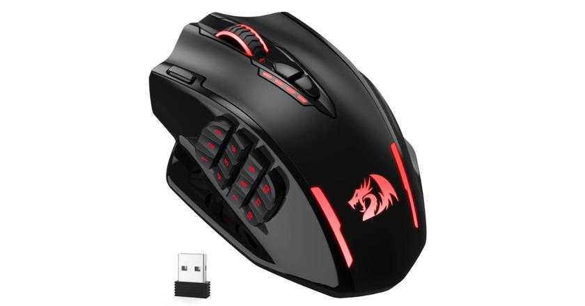 Boutons latéraux de la souris de jeu Redragon M913 Impact Elite