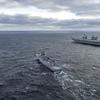 Le porte-avions britannique HMS Queen Elizabeth, qui transporte des chasseurs de cinquième génération F-35B Lightning II, est passé sous le commandement de l'OTAN pour la première fois dans l'histoire.-34 Le porte-avions britannique HMS Queen Elizabeth, qui transporte des chasseurs de cinquième génération F-35B Lightning II, est passé sous le commandement de l'OTAN pour la première fois dans l'histoire.-34