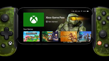 Présentation d'une manette de smartphone élégante reprenant le design des consoles Xbox