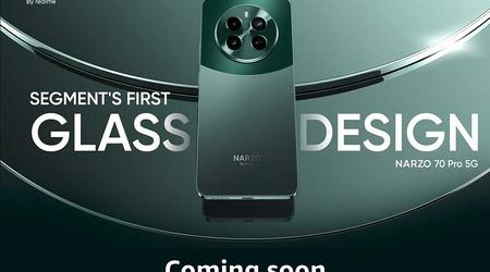 Sans attendre la présentation : realme a révélé à quoi ressemblera le Narzo 70 Pro 5G