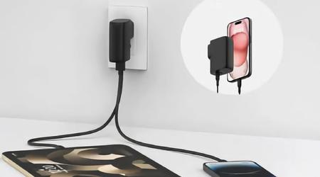 Belkin a dévoilé un chargeur de 25 W doté de deux ports et d'une batterie intégrée de 4 800 mAh.