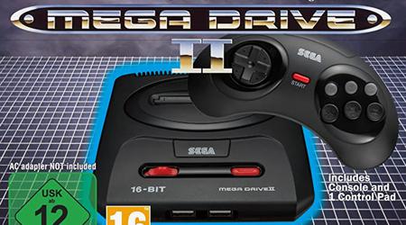 Introduction en Amérique du Nord et en Europe de la SEGA Mega Drive Mini 2, une rétroconsole avec 60 jeux 16 bits préinstallés.