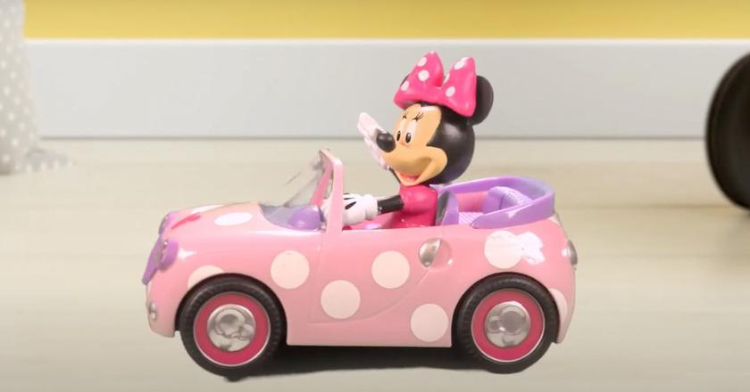 DISNEY JUNIOR MINNIE MOUSE voiture télécommandée pour jeunes enfants