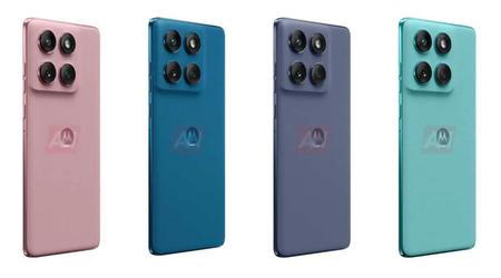 Le Motorola Edge 60 Fusion a été montré dans des rendus avant l'annonce : les quatre couleurs