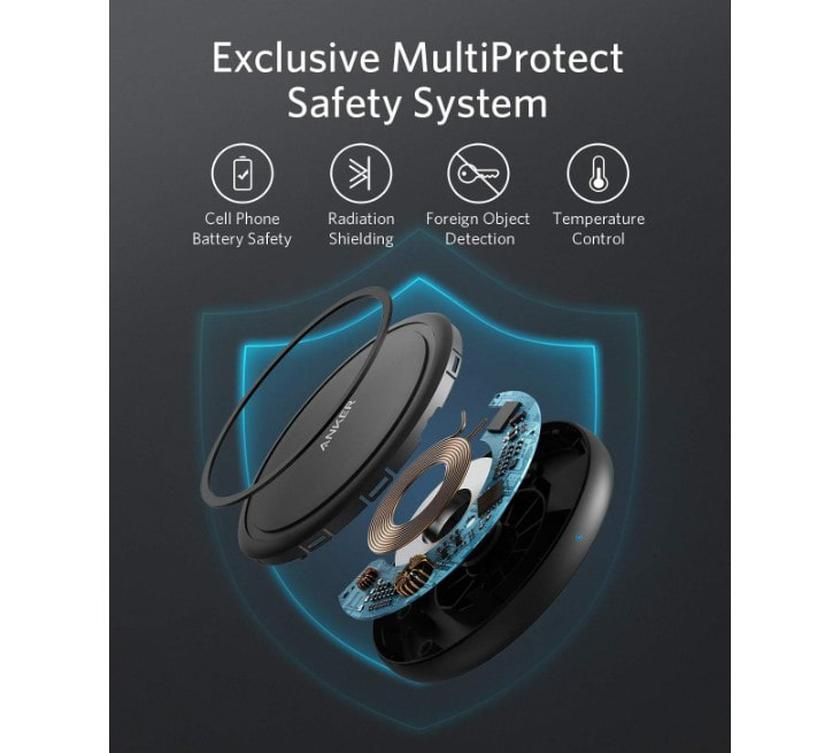Chargeur sans fil rapide qi Anker PowerWave II