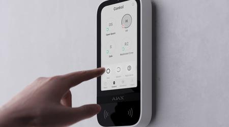 KeyPad TouchScreen Jeweller : clavier sans fil avec écran tactile pour le contrôle du système Ajax