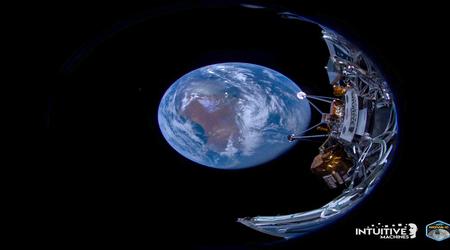L'atterrisseur Odysseus prend des photos de la Terre avant de se poser sur la Lune