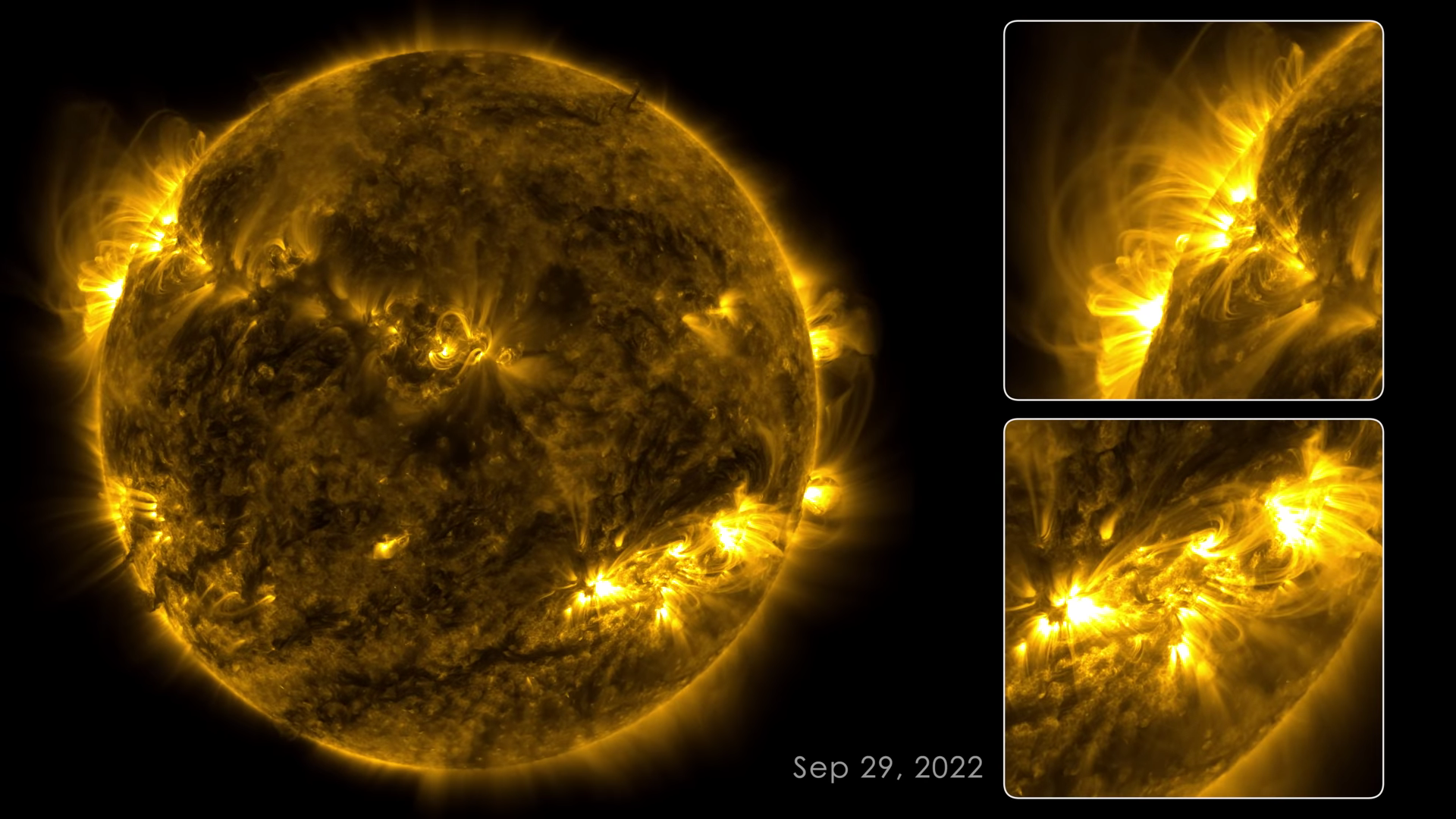 La NASA a présenté une vidéo de 59 minutes montrant 133 jours de la vie du Soleil. La NASA a présenté une vidéo de 59 minutes montrant 133 jours de la vie du Soleil.