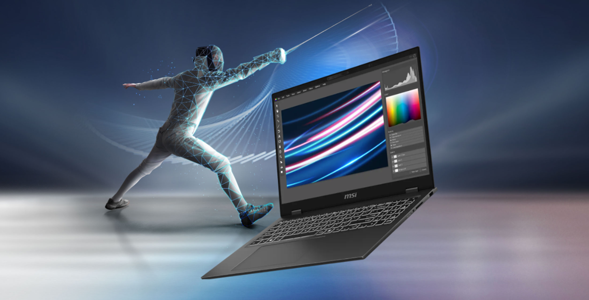 MSI Prestige 16 AI Studio Evo - Intel Core Ultra 9 185H, GeForce RTX 40 et fonctionnalités AI à partir de 1899 MSI Prestige 16 AI Studio Evo - Intel Core Ultra 9 185H, GeForce RTX 40 et fonctionnalités AI à partir de 1899