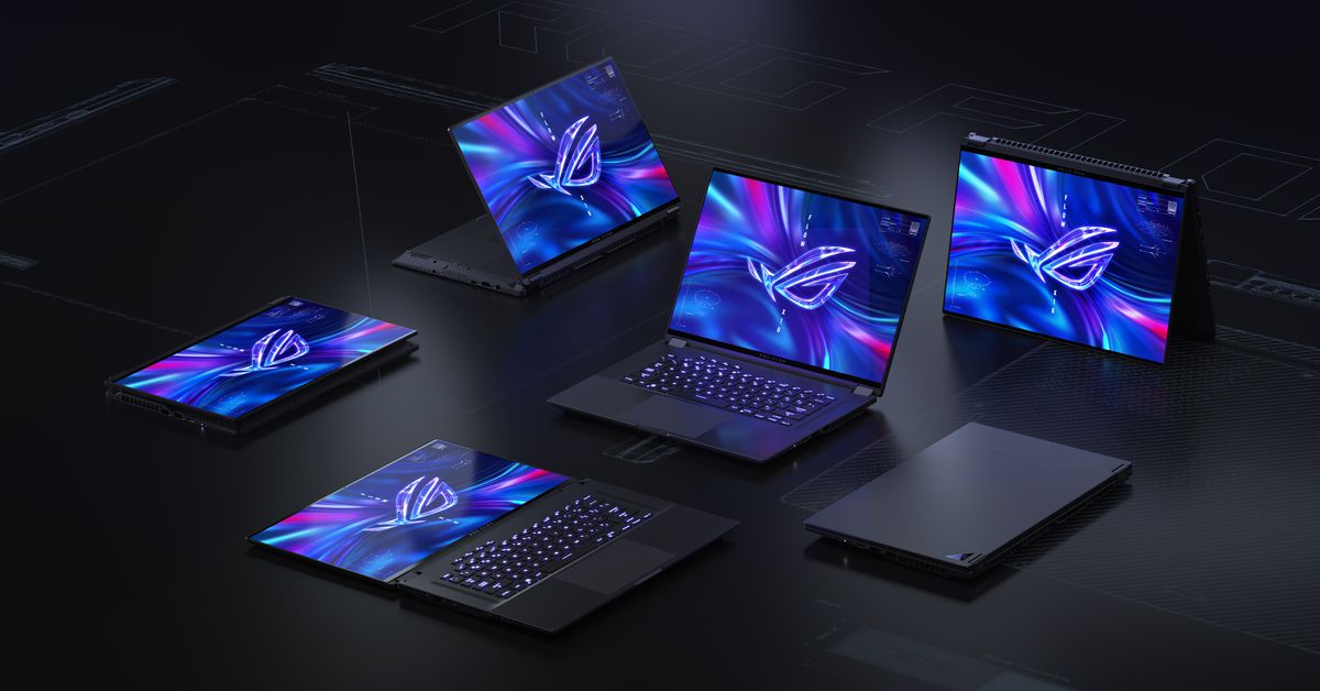 ASUS a mis à jour le ROG Flow, un ordinateur portable et une tablette hybrides pour le jeu, en utilisant de nouveaux processeurs AMD et Intel, des graphiques NVIDIA et une plus grande autonomie. ASUS a mis à jour le ROG Flow, un ordinateur portable et une tablette hybrides pour le jeu, en utilisant de nouveaux processeurs AMD et Intel, des graphiques NVIDIA et une plus grande autonomie.
