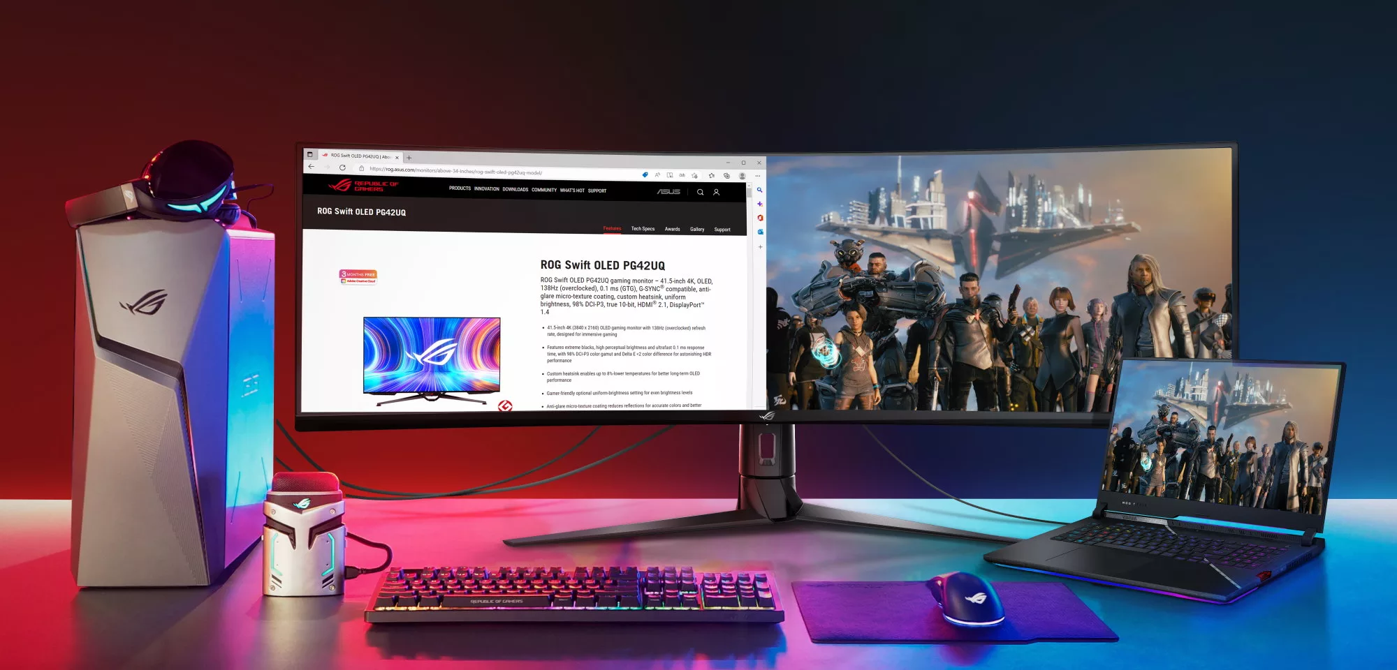 ASUS annonce un moniteur 5K incurvé avec une fréquence d'images de 165 Hz et une diagonale de 49". ASUS annonce un moniteur 5K incurvé avec une fréquence d'images de 165 Hz et une diagonale de 49".