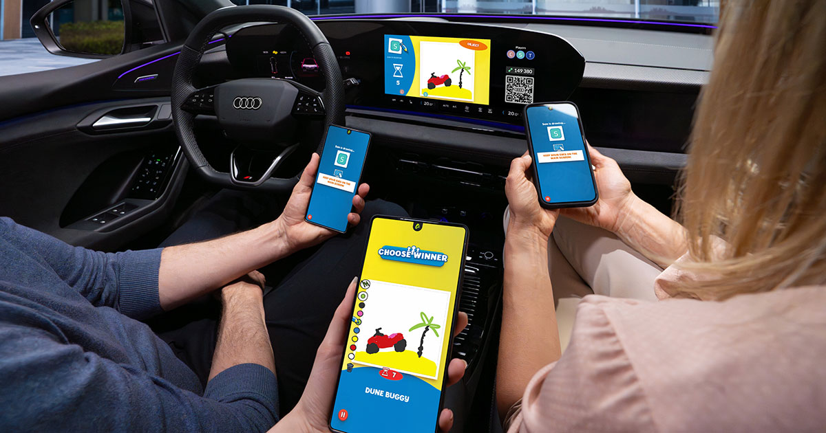 Jouez en déplacement : AirConsole s'associe à Audi AirConsole dans Audi : révolutionnant le divertissement en voiture