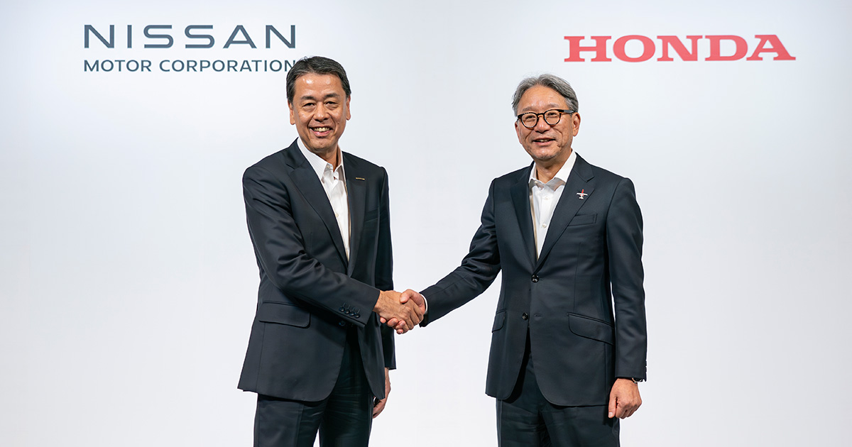 Percée ou alliance ? Détails de la conférence de presse commune des dirigeants de Nissan et Honda Makoto Uchida et Toshihiro Mibe : Unir les forces de Nissan et de Honda