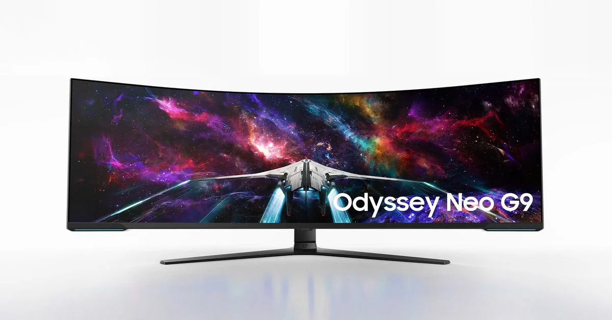Samsung a présenté un nouveau moniteur 8K incurvé Odyssey Neo G9 de 57 pouces de diagonale Samsung a présenté un nouveau moniteur 8K incurvé Odyssey Neo G9 de 57 pouces de diagonale