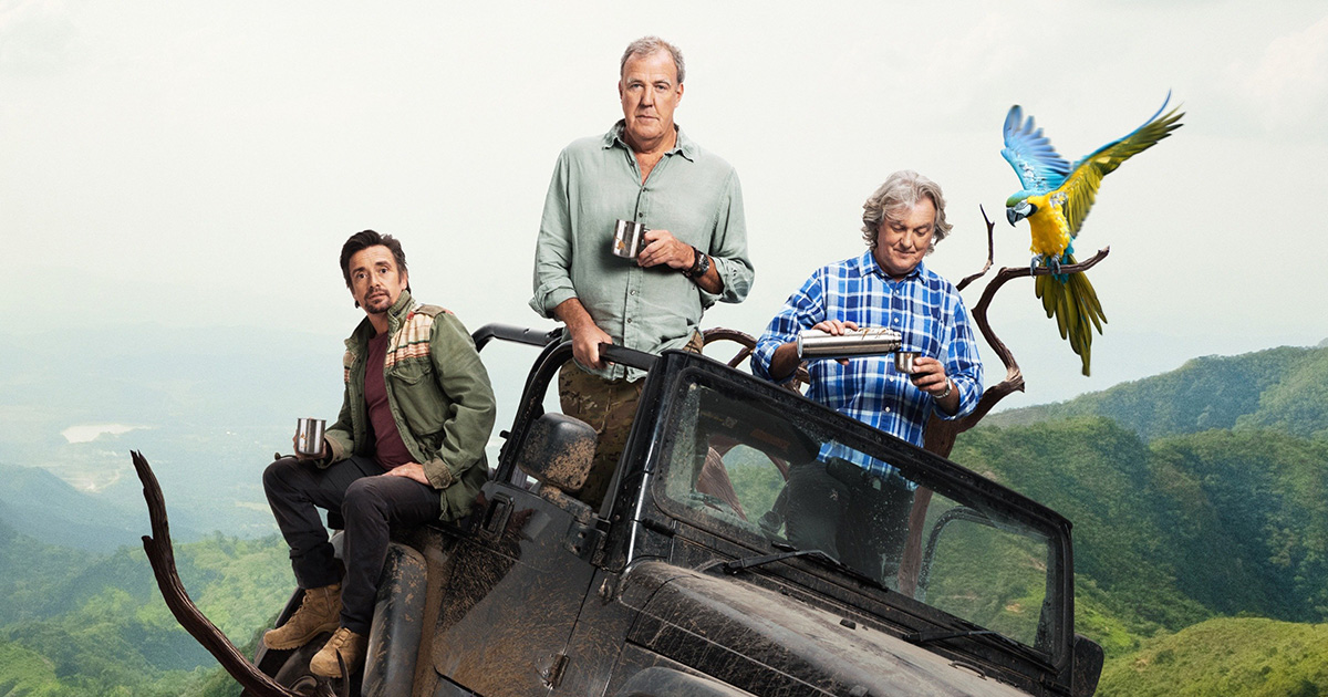 Le retour de "The Grand Tour" : Clarkson, Hammond et May en couverture de la nouvelle saison Le trio d'animateurs de "The Grand Tour" : la nouvelle saison commence !