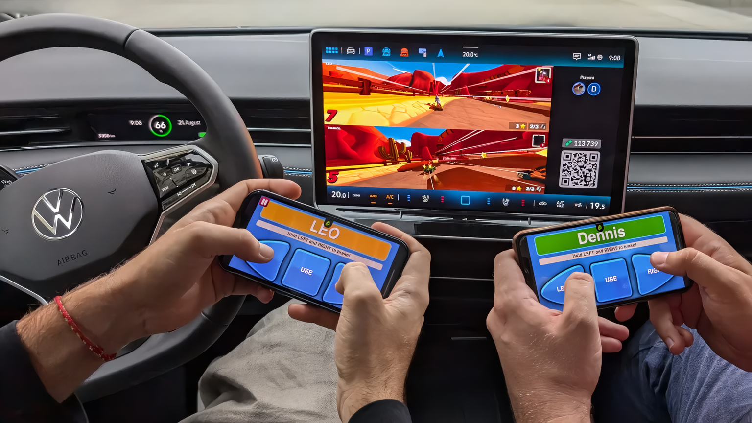 Volkswagen intègre la plateforme de jeu AirConsole dans ses voitures électriques Volkswagen intègre la plateforme de jeu AirConsole dans ses voitures électriques