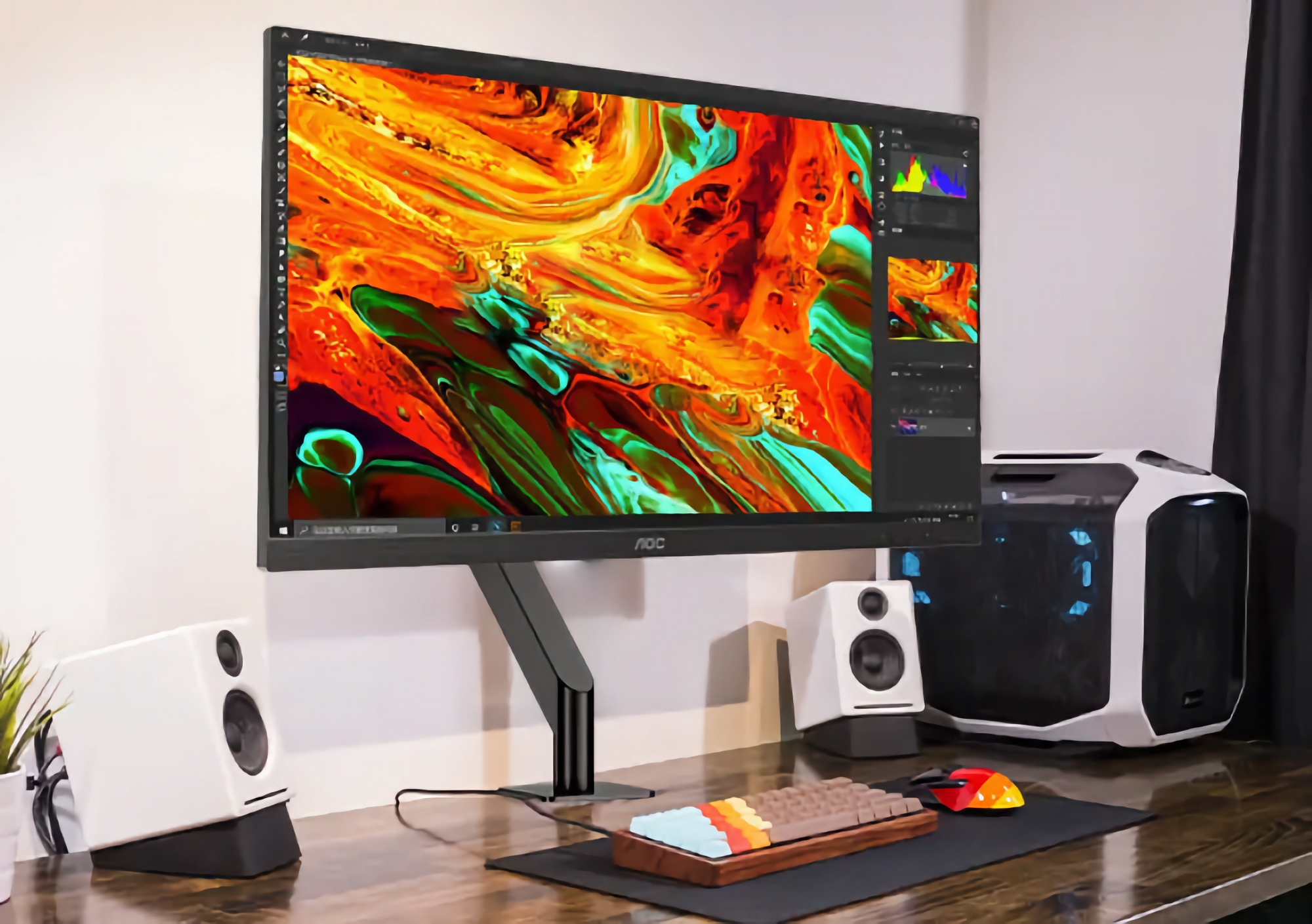 AOC U27N3RB : moniteur 4K pour 282 AOC U27N3RB : moniteur 4K pour 282