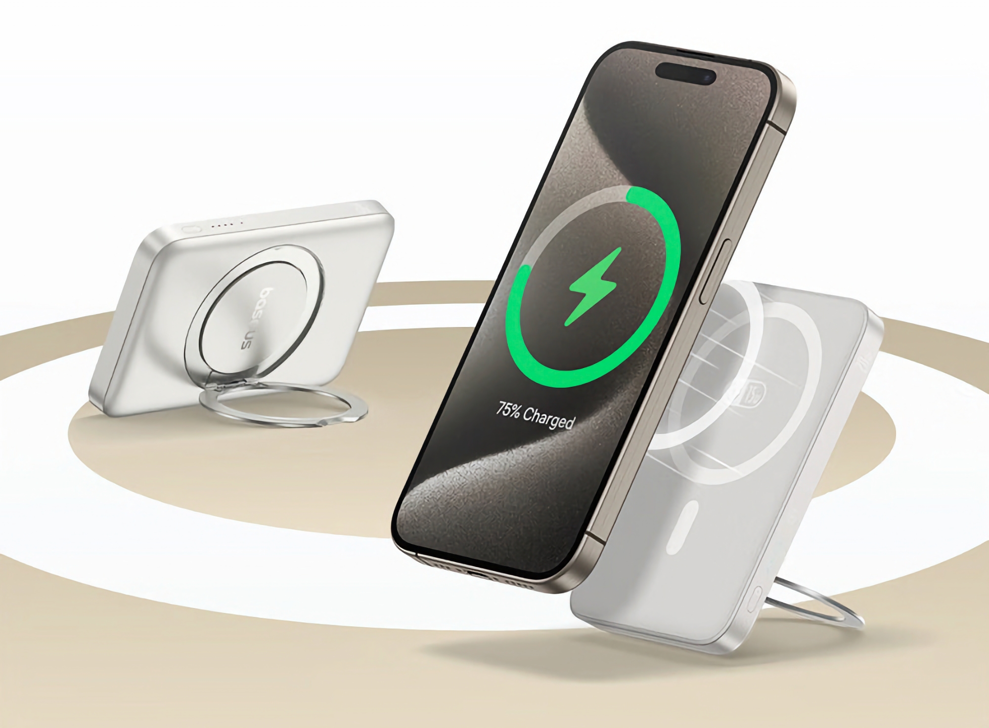 Baseus annonce la création d'une banque d'alimentation à support magnétique rotatif d'une capacité de 5000 mAh et d'une puissance de 20W Baseus annonce la création d'une banque d'alimentation à support magnétique rotatif d'une capacité de 5000 mAh et d'une puissance de 20W