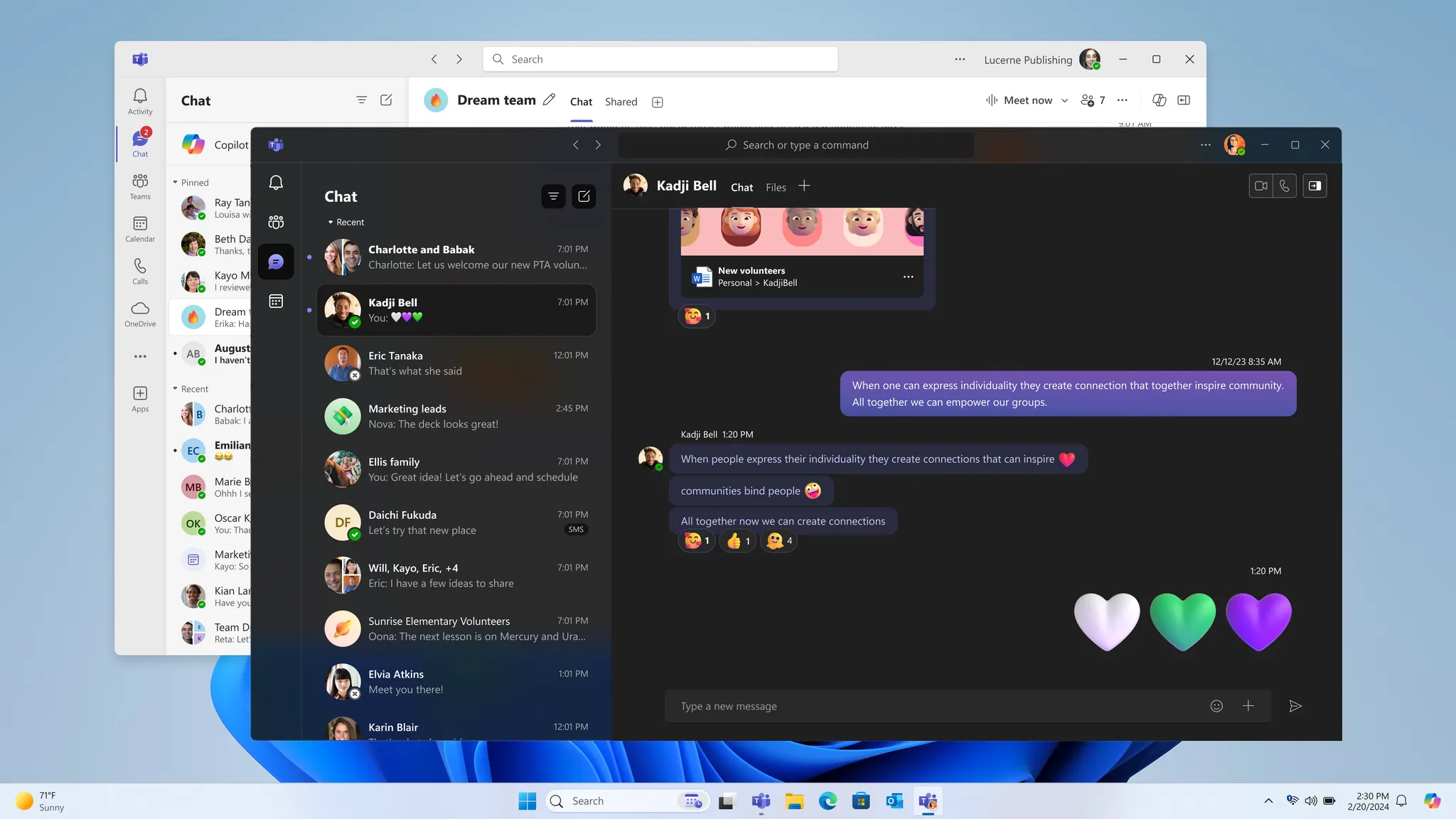 Une application Microsoft Teams unique pour les comptes scolaires et professionnels est désormais disponible Une application Microsoft Teams unique pour les comptes scolaires et professionnels est désormais disponible