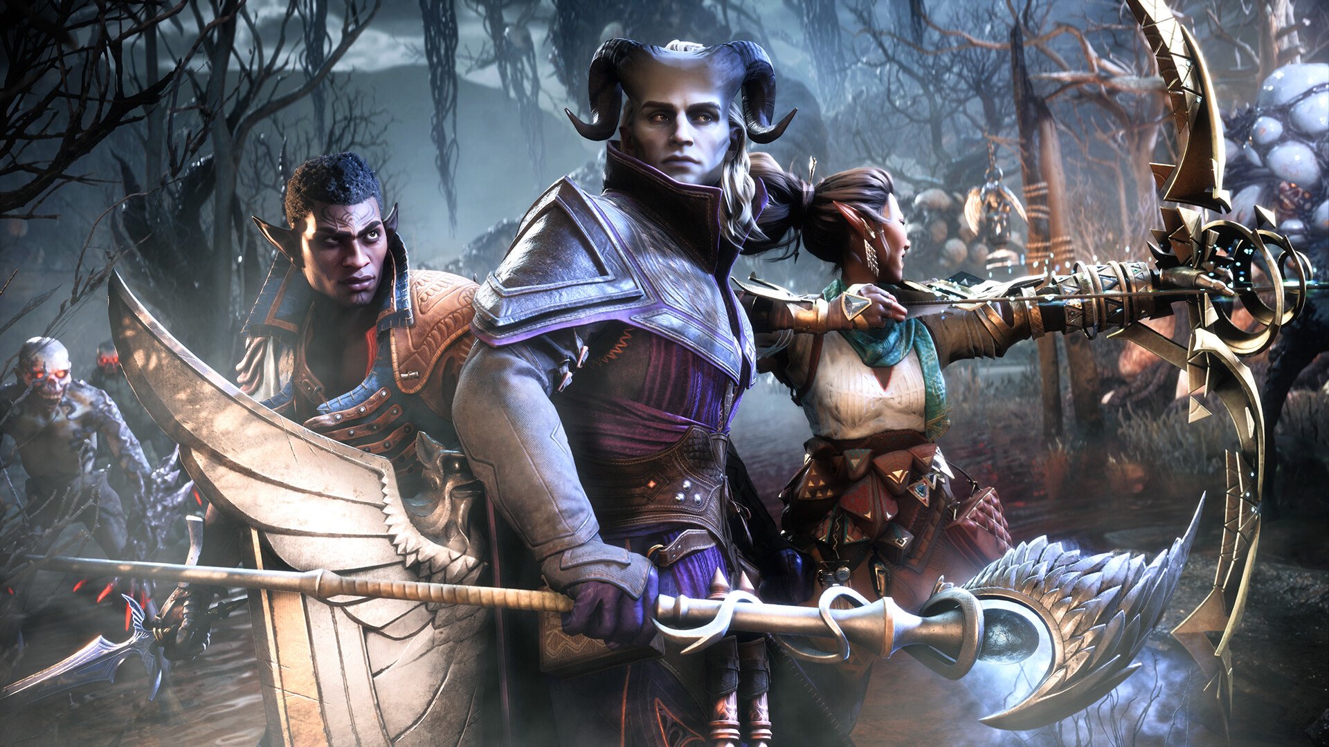 Dragon Age : The Veilguard sera compatible avec les écrans ultra-larges, les taux de rafraîchissement illimités, et bien plus encore. Dragon Age : The Veilguard sera compatible avec les écrans ultra-larges, les taux de rafraîchissement illimités, et bien plus encore.