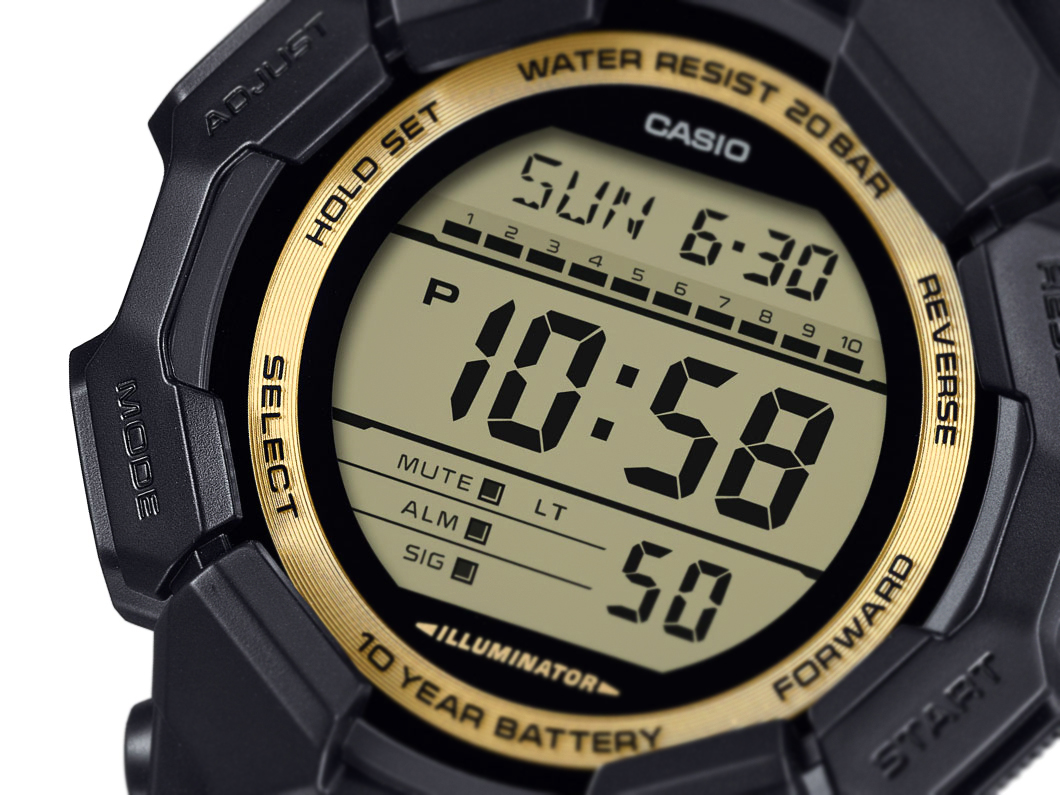 Style classique dans une nouvelle couleur : G-Shock GD-010GB-1A9 impressionne L’iconique G-Shock dans une expression luxueuse en noir et or : découvrez la GD-010GB-1A9