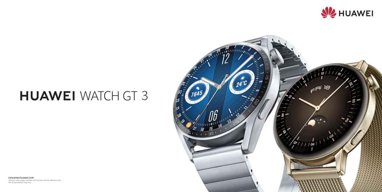 Huawei Watch GT 3 - Écrans de 42 et 46 mm, autonomie jusqu'à 14 jours, SpO2 et GPS à partir de €329 Huawei Watch GT 3 - Écrans de 42 et 46 mm, autonomie jusqu'à 14 jours, SpO2 et GPS à partir de €329
