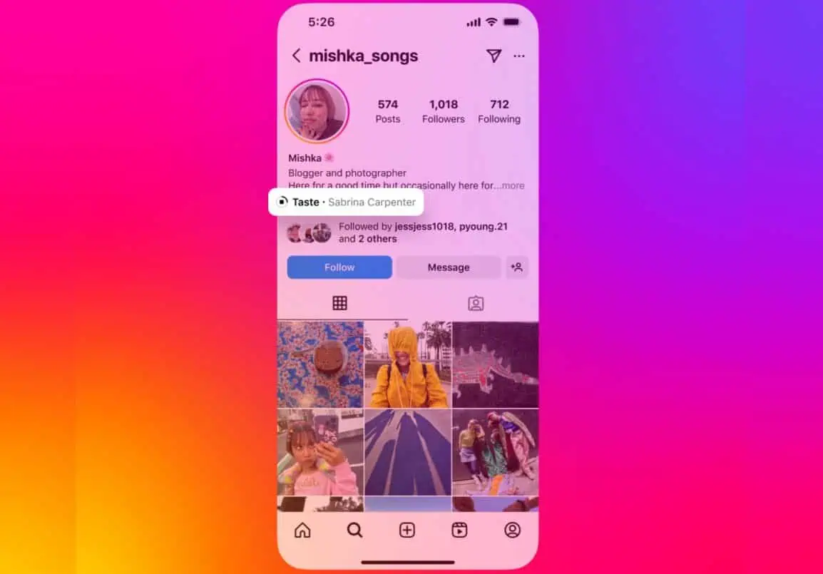 Instagram permet désormais d'ajouter des chansons à votre profil Instagram permet désormais d'ajouter des chansons à votre profil