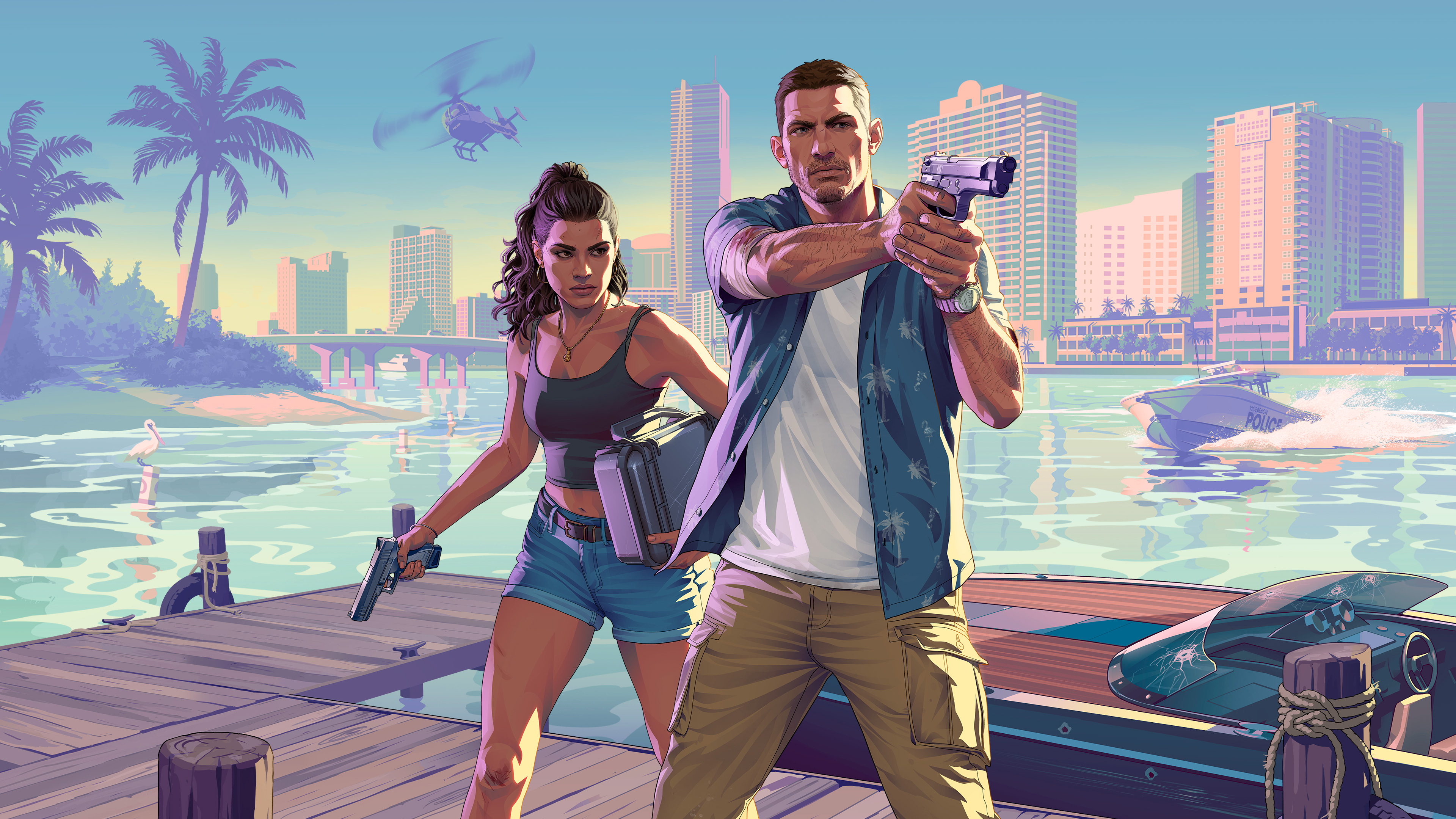 Un aperçu exclusif de l'œuvre d'art de Grand Theft Auto VI Grand Theft Auto VI : Premières œuvres d'art et caractéristiques uniques du jeu