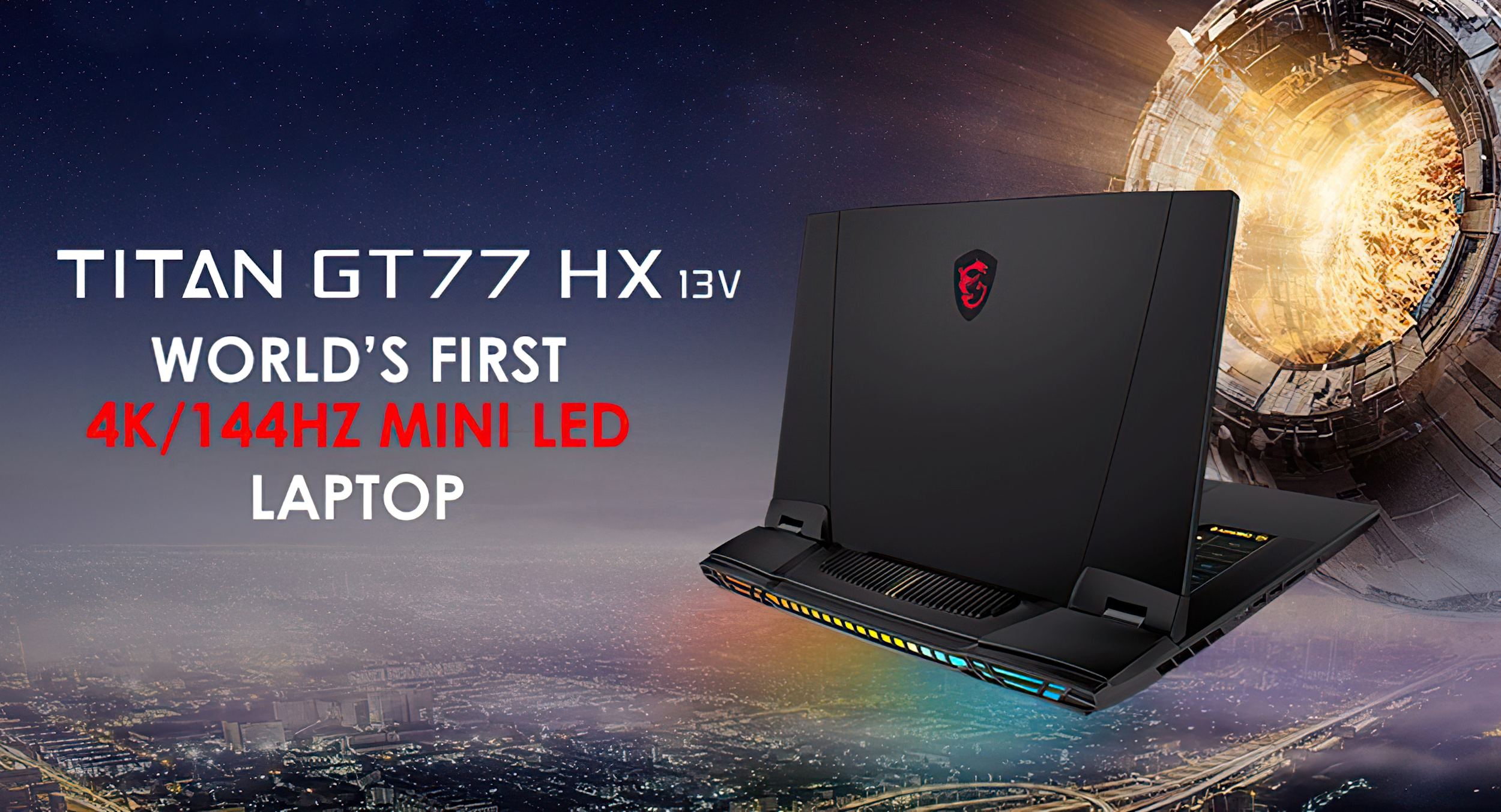 MSI Titan GT77 - ordinateur portable de jeu avec Core i9-13980HX, GeForce RTX 4090 et écran Mini LED 4K UHD 144Hz à 5299 $. MSI Titan GT77 - ordinateur portable de jeu avec Core i9-13980HX, GeForce RTX 4090 et écran Mini LED 4K UHD 144Hz à 5299 $.