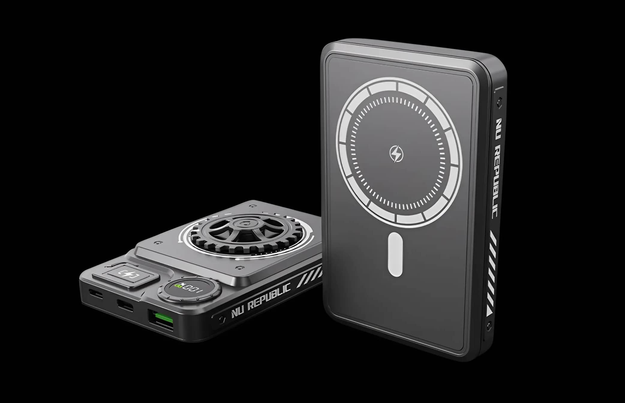 Nu Republic Cybotron Spin : une PowerBank inhabituelle avec une toupie pour la recharge manuelle Nu Republic Cybotron Spin : une PowerBank inhabituelle avec une toupie pour la recharge manuelle
