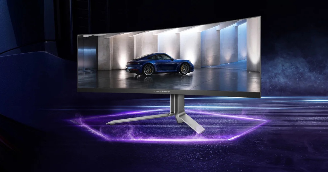 AOC a commencé à vendre le moniteur de jeu Porsche Design Agon Pro, d'une valeur de 2350 $. AOC a commencé à vendre le moniteur de jeu Porsche Design Agon Pro, d'une valeur de 2350 $.