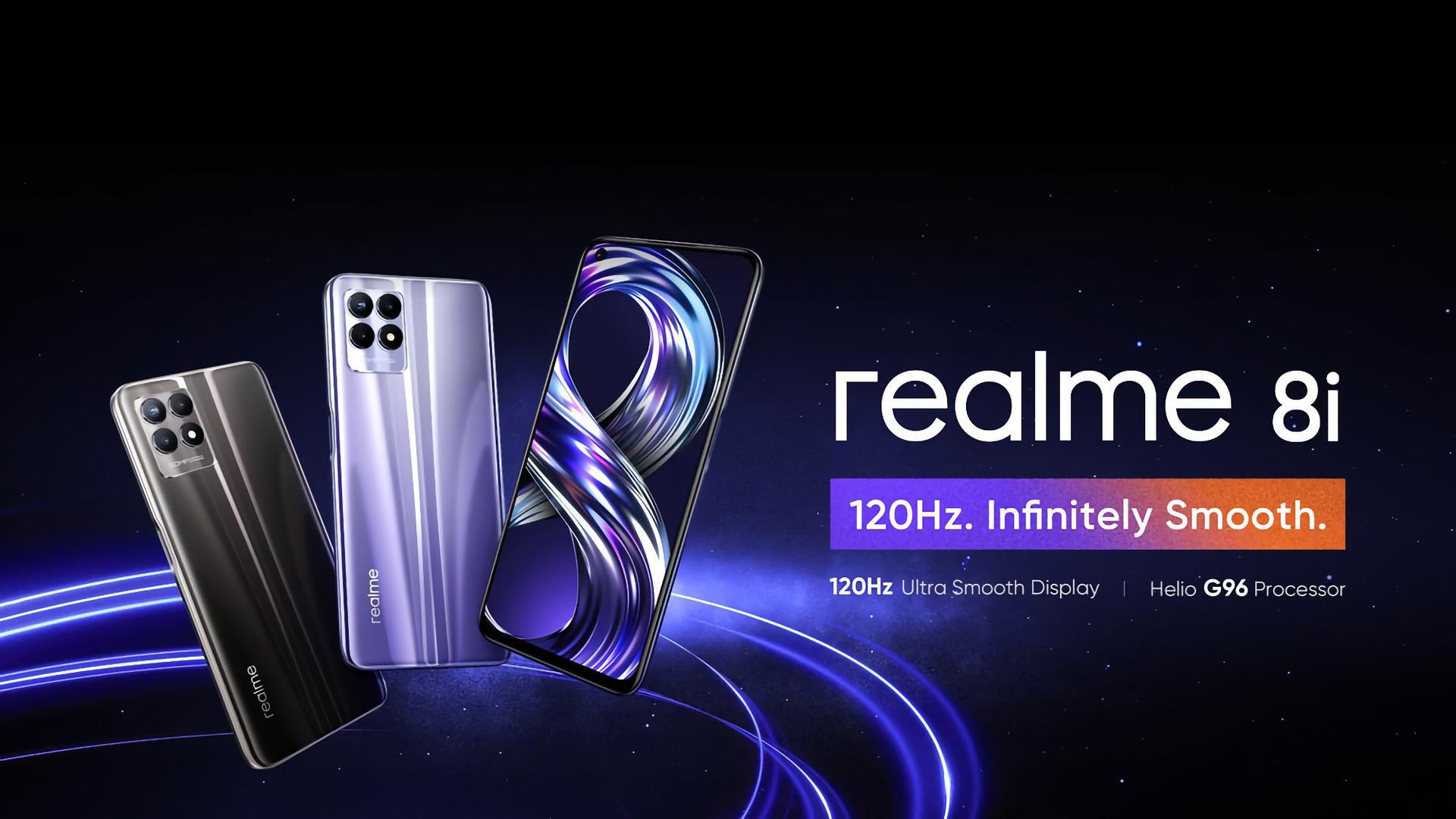 Realme 8i en Europe - Helio G96, écran IPS 120Hz et batterie 5000mAh à partir de 199€ Realme 8i en Europe - Helio G96, écran IPS 120Hz et batterie 5000mAh à partir de 199€