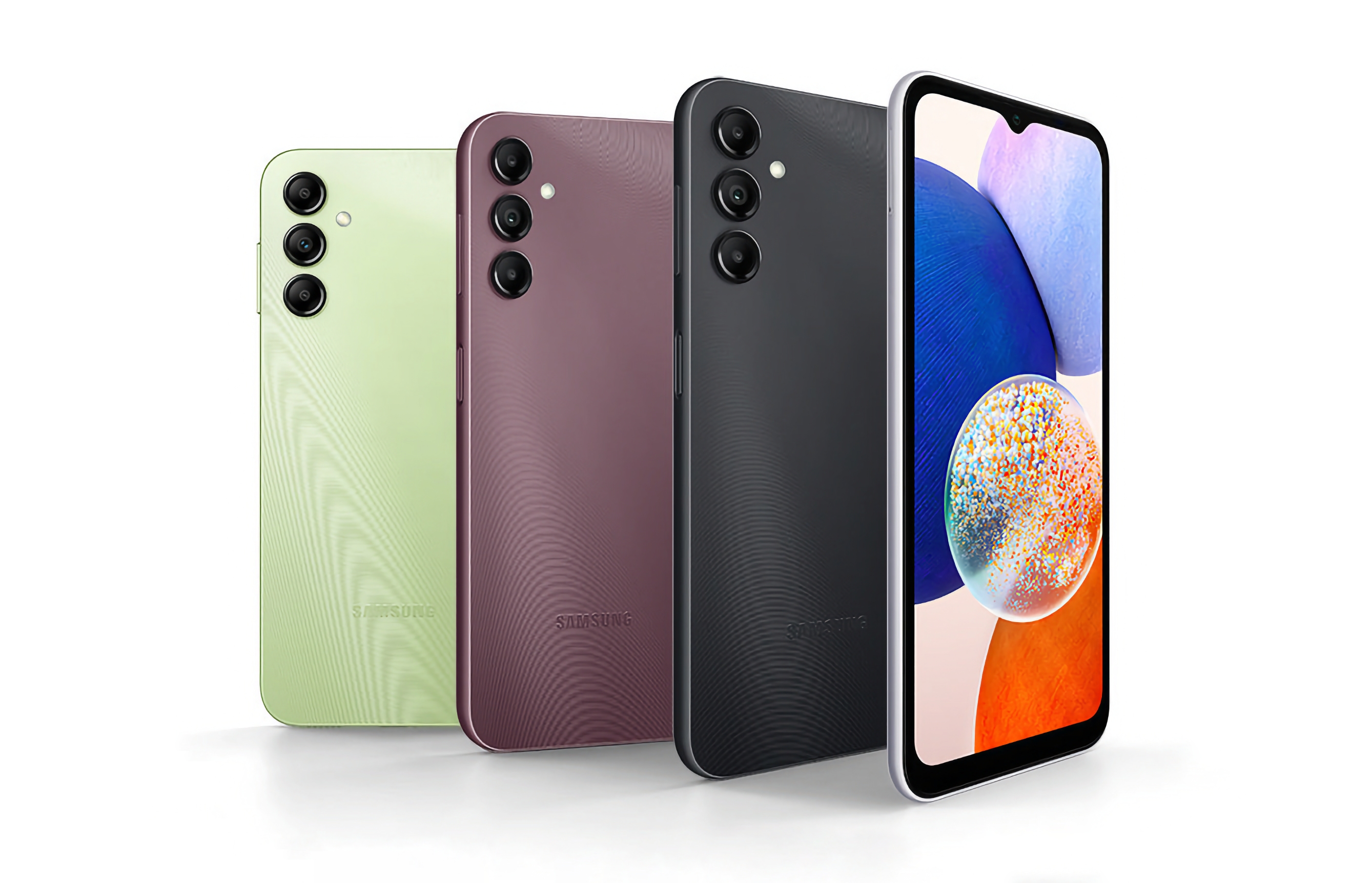 Samsung Galaxy A14 5G : écran LCD 90 Hz, puce MediaTek Dimensity 700, batterie de 5000 mAh et lecteur d'empreintes digitales latéral pour 190 dollars. Samsung Galaxy A14 5G : écran LCD 90 Hz, puce MediaTek Dimensity 700, batterie de 5000 mAh et lecteur d'empreintes digitales latéral pour 190 dollars.